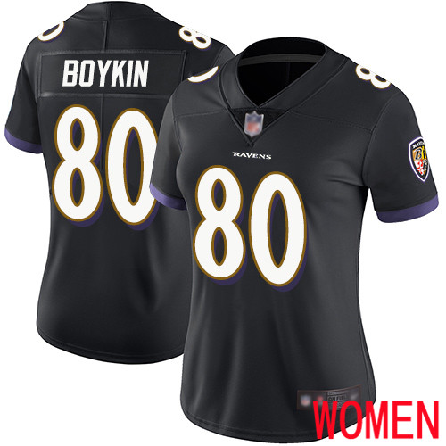 Baltimore Ravens Limited Black Women Miles Boykin Alternate Jersey NFL Football 80 Vapor Untouchable